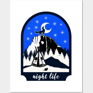 Starry Night Life Posters and Art